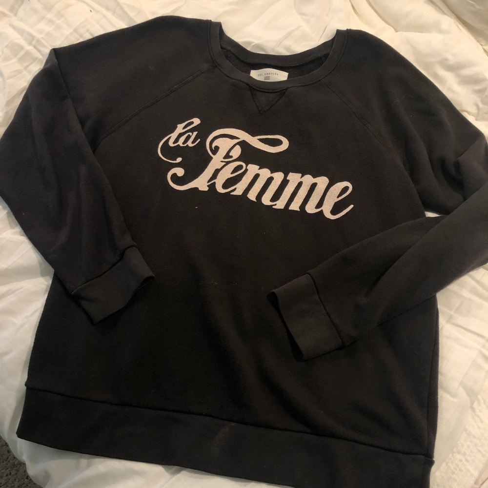Anthropologie La Femme sweatshirt